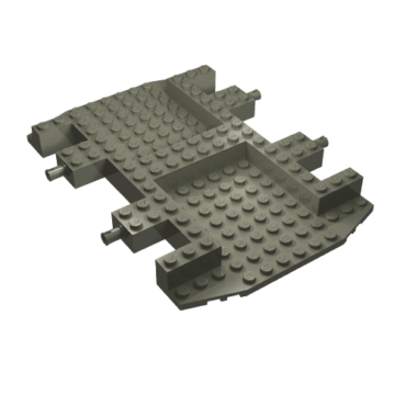 30295 - Vehicle, Base 12 x 18 x 1 1/3 (Rock Raider Dozer Base)