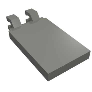 30350a - Tile, Modified 2 x 3 with 2 Clips Angled