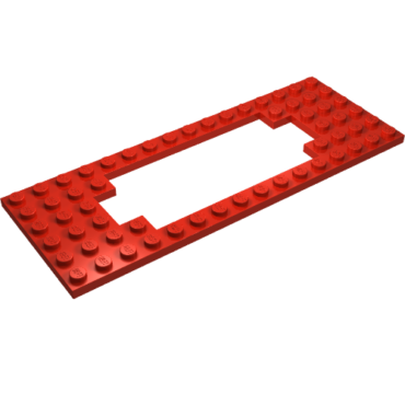 3058b - Plate, Modified 6 x 16 with Motor Cutout Wide