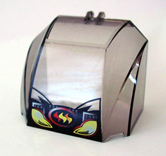 30633px3 - Windscreen 4 x 6 x 4 Canopy with Hinge and Flames Headlights Pattern