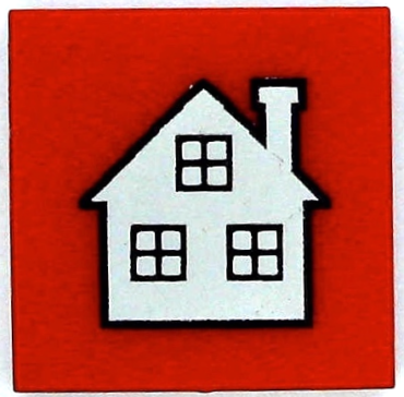3068pb0202 - Tile 2 x 2 with White House Pattern