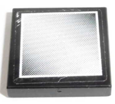 3068pb1442 - Tile 2 x 2 with Square Side Mirror with White Border Pattern (Sticker) - Set 8071