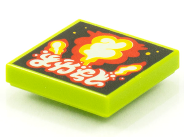 3068pb1547 - Tile 2 x 2 with BeatBit Album Cover - Explosion Pattern