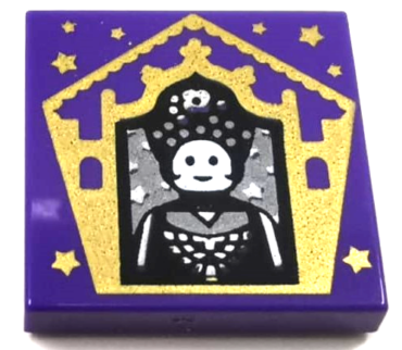 3068pb1750 - Tile 2 x 2 with HP Chocolate Frog Card Seraphina Picquery Pattern