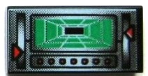 3069pb0091 - Tile 1 x 2 with Alpha Team Green Screen and Controls Pattern