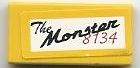 3069pb0346 - Tile 1 x 2 with 'The Monster 8134' Pattern (Sticker) - Set 8134