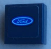3070pb210 - Tile 1 x 1 with Ford Logo Pattern (Sticker) - Set 75885
