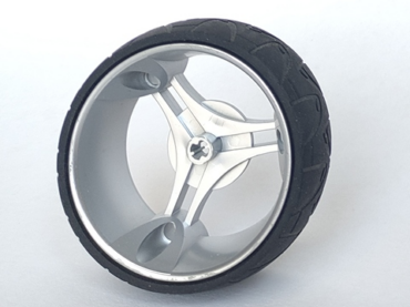 32077c01 - Wheel 70 x 28 mm Futuristic with Black Tire 70 x 28 mm Futuristic (32077 / 32078)