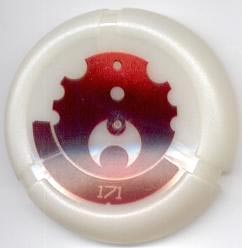 32171pb070 - Throwing Disk with Bionicle Kanoka 171 Ta-Metru Pattern
