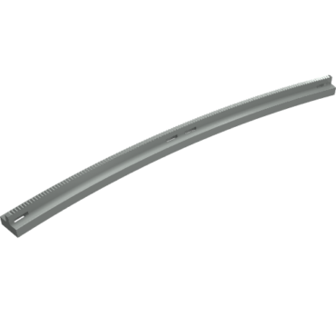 3229b - Train, Track Slotted Rail Curved Outside