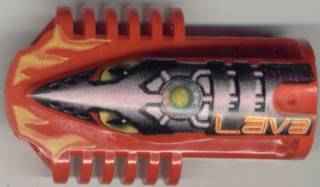 32310pb05 - Technic Block 3 x 5 x 1 2/3 with RoboRider Lava Pattern