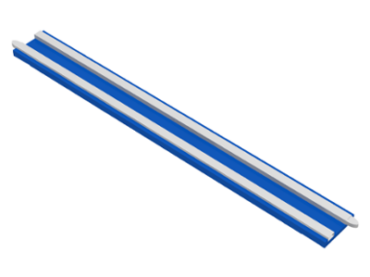3242c - Train, Track 12V Conducting Rail Straight without Cable Connection Holes