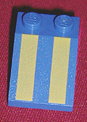 3298px3 - Slope 33 3 x 2 with Yellow Stripes Pattern