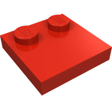 33909 - Tile, Modified 2 x 2 with Studs on Edge