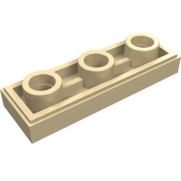 35459 - Tile, Modified 1 x 3 Inverted with Hole