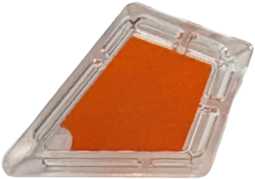 35649pb05 - Tile, Modified 1 x 2 Diamond with Bar with Orange Surface Pattern