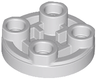 3567 - Tile, Round 2 x 2 Inverted