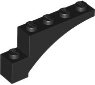 3572 - Arch 1 x 5 x 2 Raised