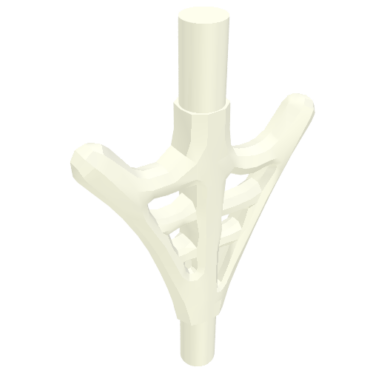 36083f - Minifigure, Weapon Web Effect, Two Branches, Bars on Each End