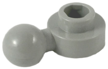 3614b - Plate, Round 1 x 1 with Tow Ball with Hexagon Shaped Hole (Homemaker Figure / Maxifigure Hand)