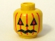 3626pb0011 - Minifigure, Head Pumpkin Jack O' Lantern Pattern
