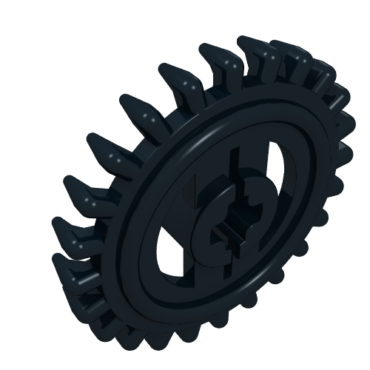 3650b - Technic, Gear 24 Tooth Crown - Reinforced