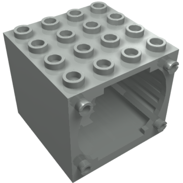 3691 - Electric, Motor 4.5V Housing 4 x 4 x 3