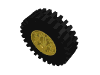 3739c01 - Wheel 24 x 43 Technic with Black Tire 24 x 43 Technic (3739 / 3740)