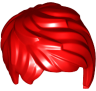 37823 - Minifigure, Hair Female Short Tousled with Side Part