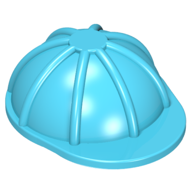 3833 - Minifigure, Headgear Helmet Construction