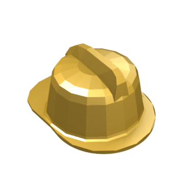 3834 - Minifigure, Headgear Fire Helmet