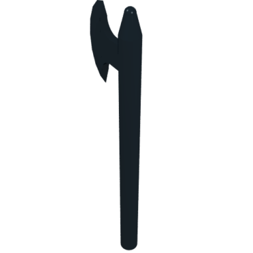 3848 - Minifigure, Weapon Axe, Halberd