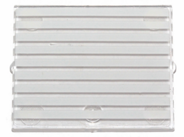 3855pb003 - Glass for Window 1 x 4 x 3 with 9 White Stripes Pattern (Sticker) - Sets 6364 / 6382 / 6383 / 6385