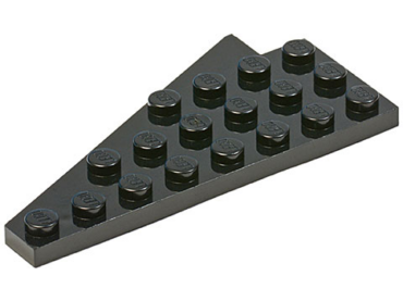 3934a - Wedge, Plate 8 x 4 Wing Right without Underside Stud Notch