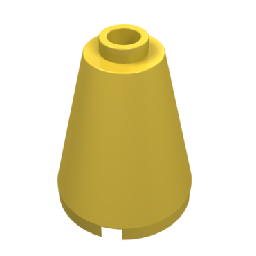 3942b - Cone 2 x 2 x 2 - Blocked Open Stud