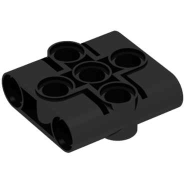 39793 - Technic, Pin Connector Block, Liftarm 1 x 3 x 3