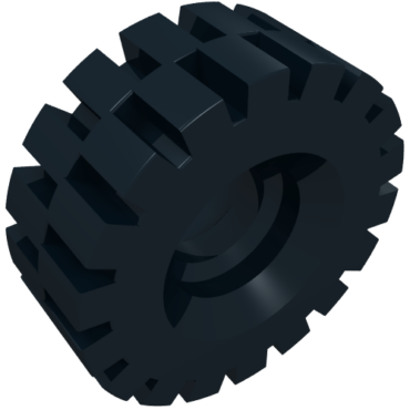 4084 - Tire 21mm D. x 9mm Offset Tread Medium
