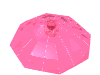 4094 - Minifigure, Utensil Umbrella Top with No Bottom Flaps, 6 x 6 with Top Stud