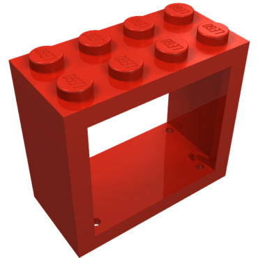 4132 - Window 2 x 4 x 3 - Solid Studs