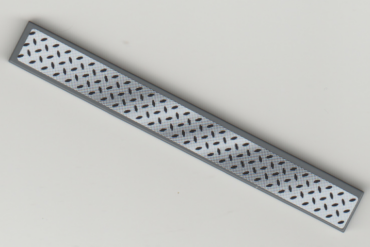 4162pb050 - Tile 1 x 8 with Tread Plate Pattern (Sticker) - Set 8681