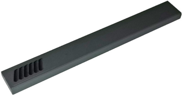 4162pb219R - Tile 1 x 8 with Slanted Black Air Vents Pattern Model Right Side (Sticker) - Set 75877