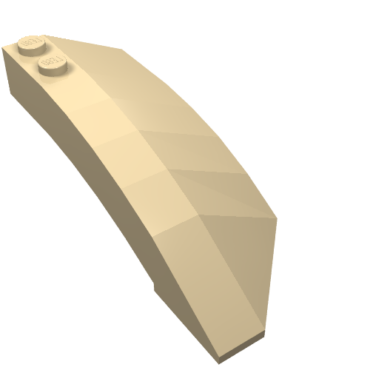41750 - Wedge 8 x 3 x 2 Open Left