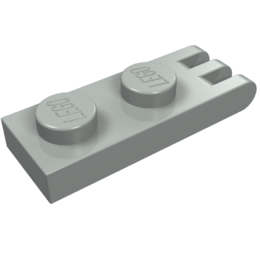 4275a - Hinge Plate 1 x 2 with 3 Fingers on End - Solid Studs