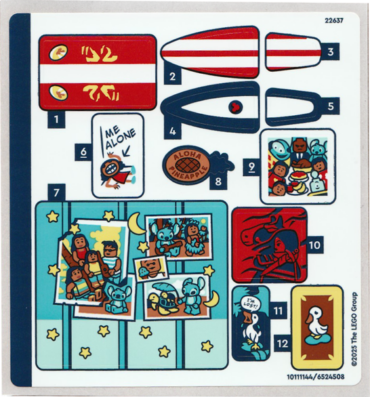 43268stk01 - Sticker Sheet for Set 43268 - (10111144/6524508)