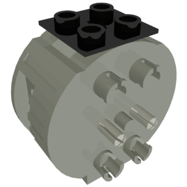 4352 - Electric 4.5V 3 C-Cell Battery Box Polarity Switch 2 x 4