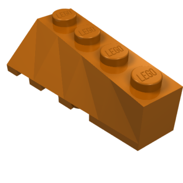 43720 - Wedge 4 x 2 Sloped Right