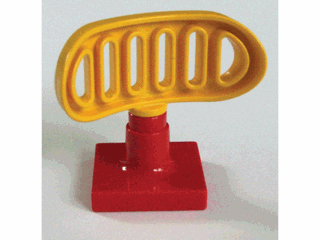4376c03 - Duplo Radar Array on 2 x 2 Red Base (Set 2687)
