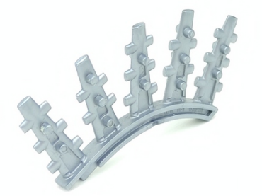 44146 - Bionicle Rahkshi Back Blade, 5 Spikes with Side Spokes (Vorahk)