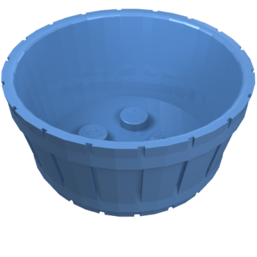 4424 - Container, Barrel Half Large