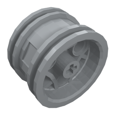44292 - Wheel 30.4mm D. x 20mm with 3 Pin Holes